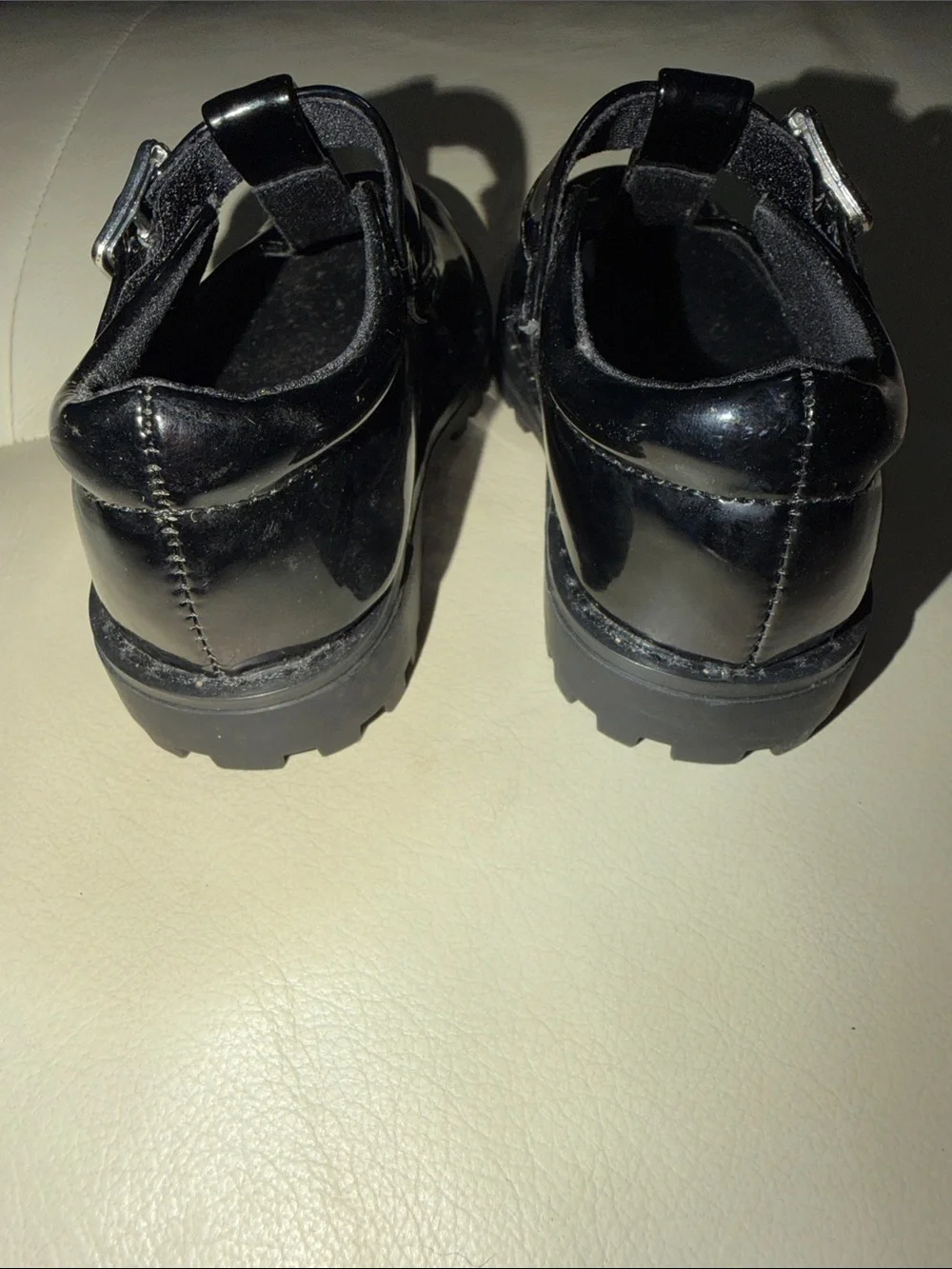 Mix No. 6 Black Patent T-Strap Mary Jane Kids Shoes